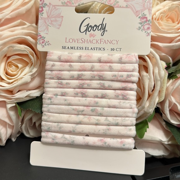 LoveShackFancy x Goody Seamless Elastics - Pink Floral